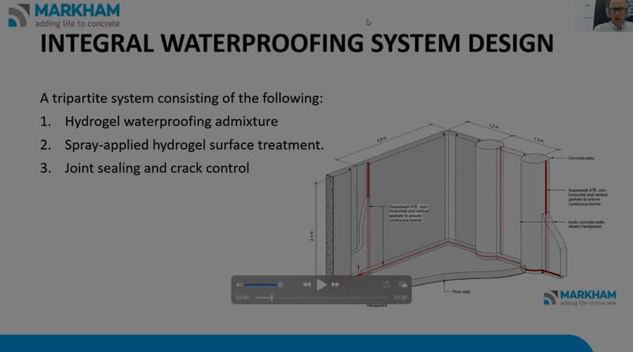 webinar - structural concrete waterproofing